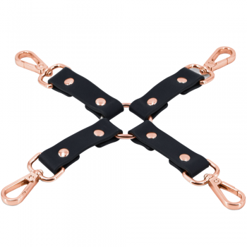 Bondage Couture Black & Rose Gold Hog Tie Attachment