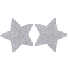 Cherry Banana Star-ling Silver Star-Shaped Glitter Nipple Pasties 2 Pack