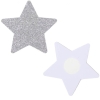 Cherry Banana Star-ling Silver Star-Shaped Glitter Nipple Pasties 2 Pack