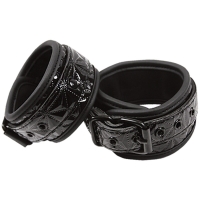 Sinful Black Wrist Cuffs