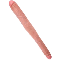 King Cock 16" Flesh Tapered Double Dildo