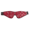 Cherry Banana Thrill Red Faux Leather Eye Mask