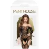 Penthouse Lingerie Black Top-Notch Suspender Bodystocking