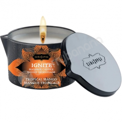 Kama Sutra Ignite Massage Oil Candle Tropical Mango