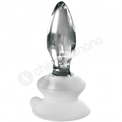 Icicles #91 Glass Massager With Suction Cup Base