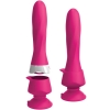 3Some Wall Banger Deluxe Pink Remote Controlled Vibrator With Suction Cup Base