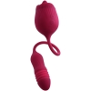 Evolved Wild Rose Flickering Stimulator With Thrusting Bullet