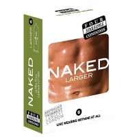 Four Seasons Naked Larger Fitting Condoms 6 Pack