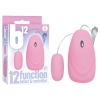 B12 Pink 12 Function Bullet Vibrator & Controller
