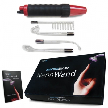 Kinklab Red Neon Wand Electrosex Kit