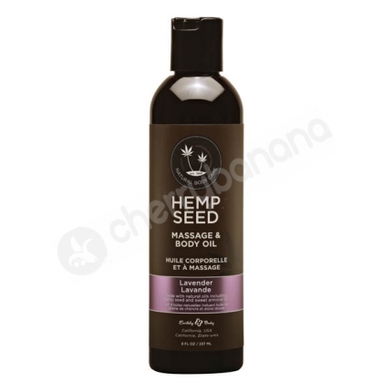 Hemp Seed Lavender Massage & Body Oil 237ml