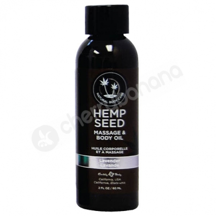 Hemp Seed Lavender Massage & Body Oil 60ml