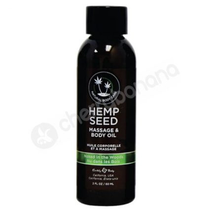 Hemp Seed Naked In The Woods Massage & Body Oil 60ml